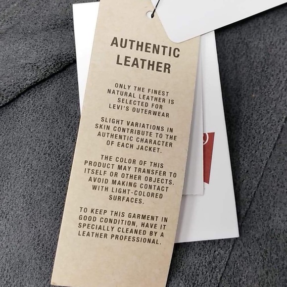 LEVI’S Leather Suede Asymmetrical 
Moto Jacket - Picture 5 of 6